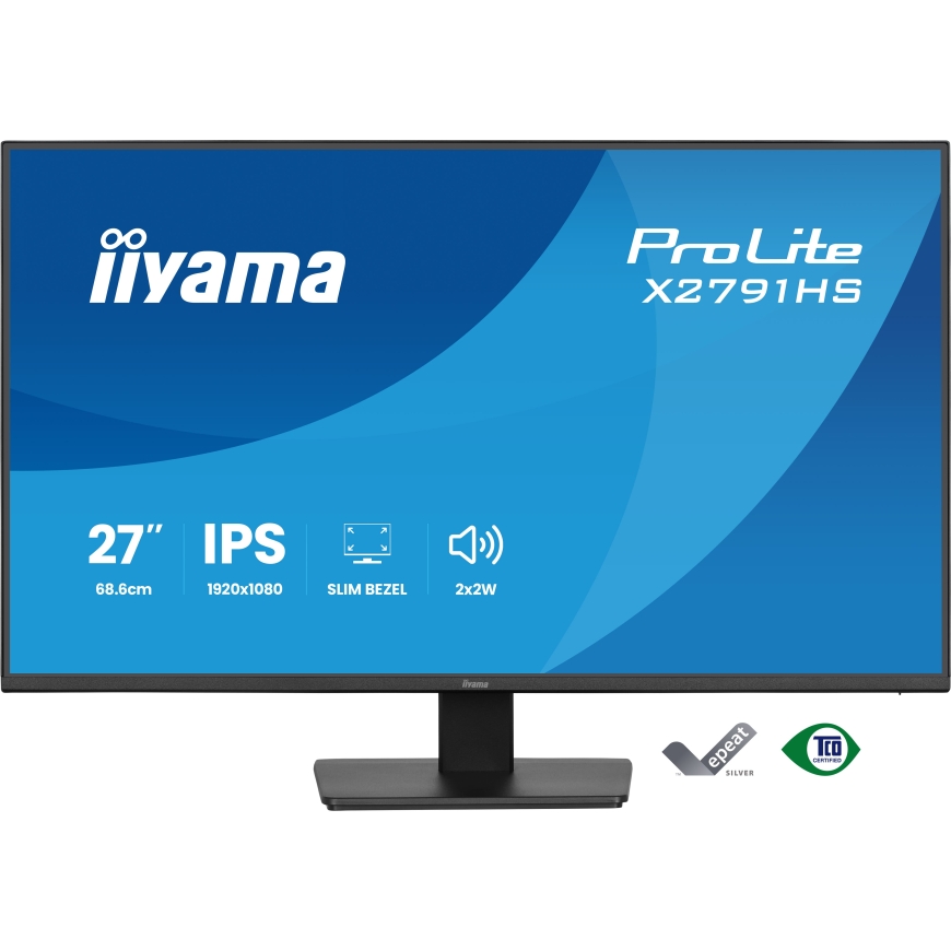 iiyama ProLite X2791HS-B1 kompiuterio monitorius 68,6 cm (27") 1920 x 1080 pikseliai „Full HD“ LED J – 2