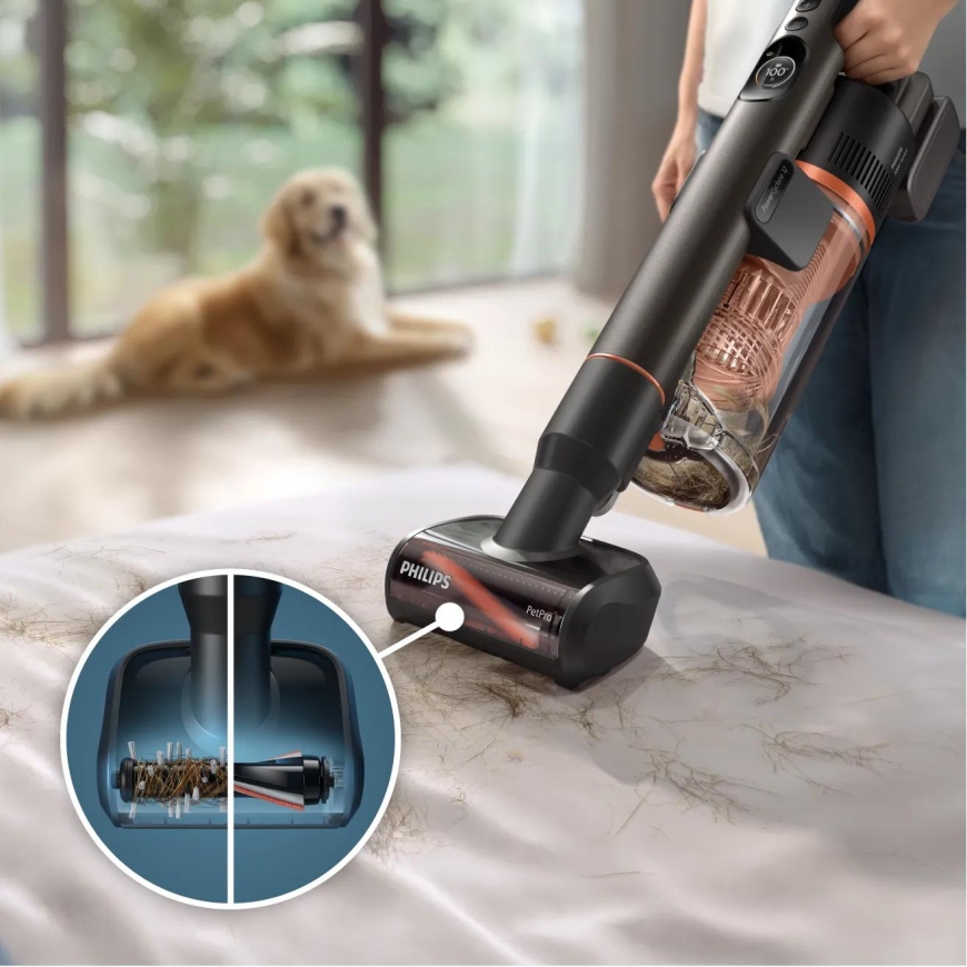 Philips XC7163/01 электровеник 2-in-1 stick vacuum Battery Сухой и мокрый Без мешка 0,6 L Синий – 3