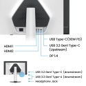 BenQ EX271UZ PC lamekuvar 67,3 cm (26.5") 3840 x 2160 pikslit 4K Ultra HD OLED-ekraan Must, Valge BenQ EX271UZ PC lamekuvar 67,3 cm (26.5") 3840 x 2160 pikslit 4K Ultra HD OLED-ekraan Must, Valge