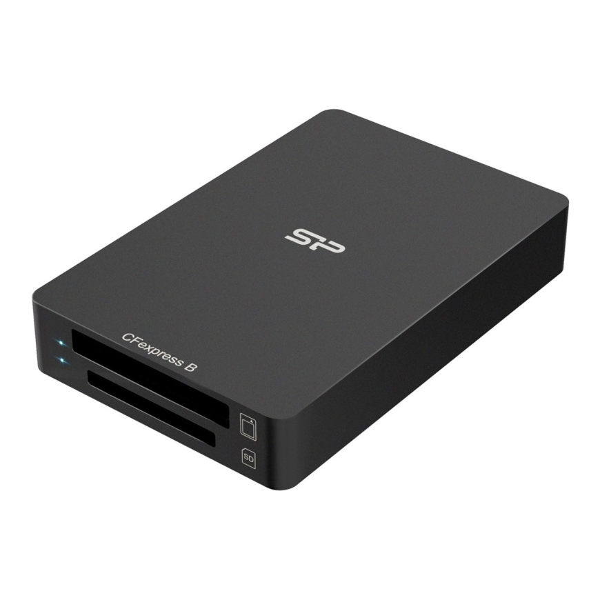 Чтение карт памяти SILICON POWER CreatePro BS10 CFexpress Type B и SD 4.0 10Gbps черный – 2