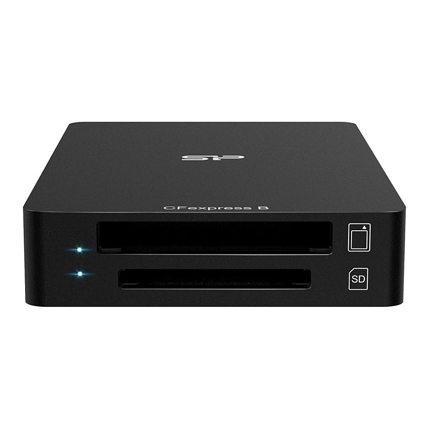 Чтение карт памяти SILICON POWER CreatePro BS10 CFexpress Type B и SD 4.0 10Gbps черный – 4