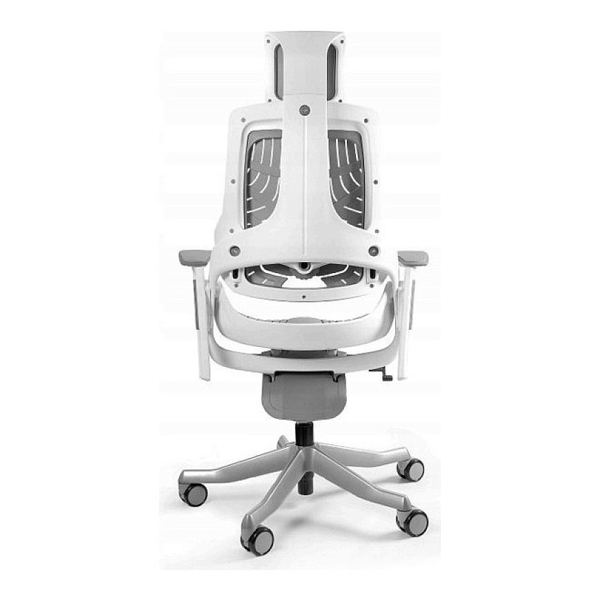 Wau TPE-8 office chair, grey/white elastomer – 3