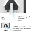 BenQ EX271QZ PC lamekuvar 67,3 cm (26.5") 2560 x 1440 pikslit 2K OLED-ekraan Valge BenQ EX271QZ PC lamekuvar 67,3 cm (26.5") 2560 x 1440 pikslit 2K OLED-ekraan Valge