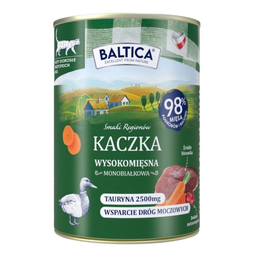 BALTICA Regionų Skoniai Antiena Mono - drėgnas kačių maistas - 400g