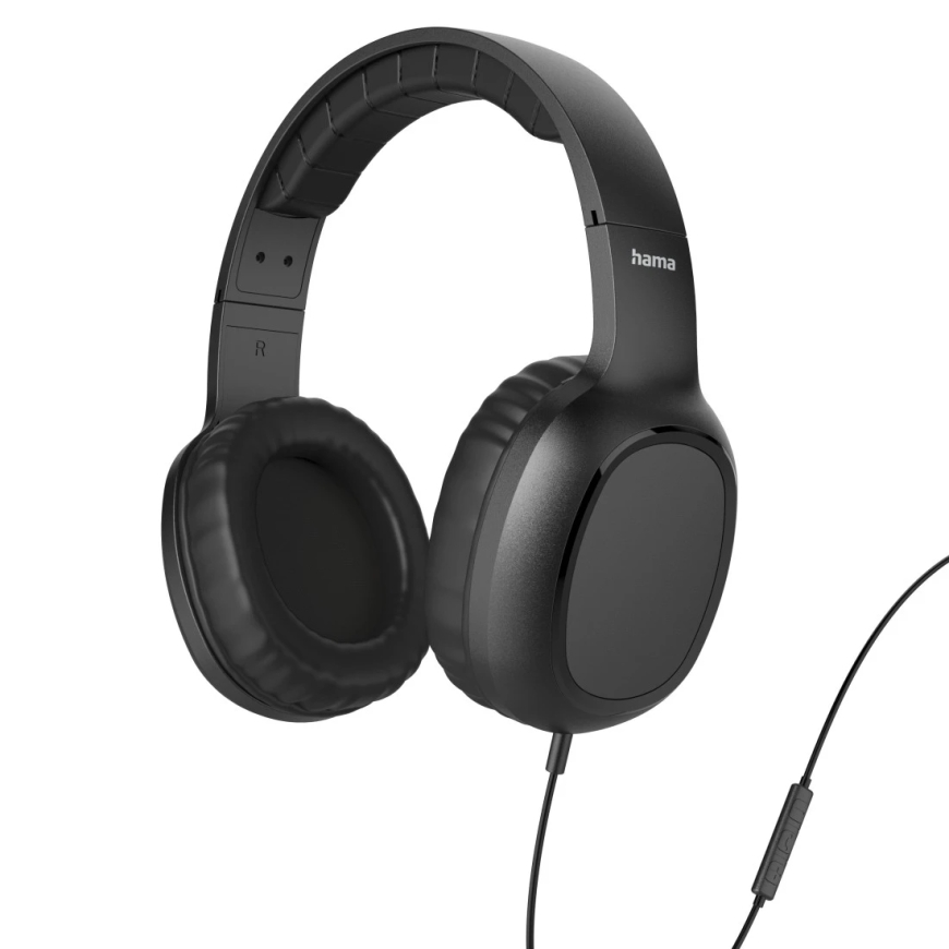 Hama 00221814 headphones/headset Wired Head-band Calls/Music USB Type-C Black
