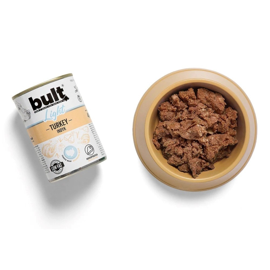 BULT Light Mono Turkija - šlapias šunų maistas - 400g – 2