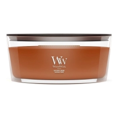 WoodWick Saffron Smoke -vahakynttilä Ellipse Ruskea 1 kpl