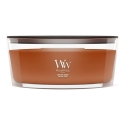Свеча из воска WoodWick Saffron Smoke Элипс Коричневая 1 шт. Свеча из воска WoodWick Saffron Smoke Элипс Коричневая 1 шт.