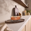 WoodWick Safranisuitsu vaha küünal Ellipse pruun 1tk WoodWick Safranisuitsu vaha küünal Ellipse pruun 1tk