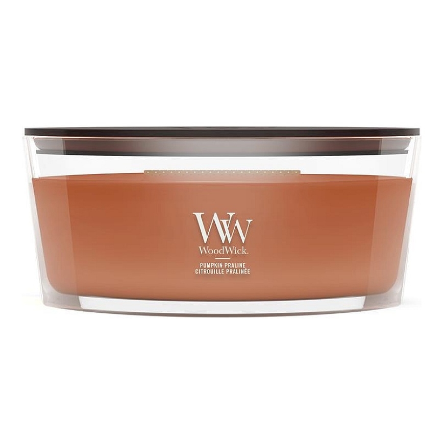 WoodWick Pumpkin Praline vahakynttilä Ellipse Ruskea 1 kpl