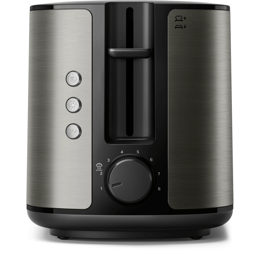 Philips Viva Collection HD2651/80 toaster 8 2 slice(s) 1050 W Titanium – 2
