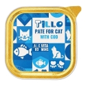 TILLO Pate Cod - mitražota kaķu barība - 100g