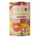 TILLO Chunks kastikkeessa kalkkuna - märkä koiranruoka - 415 g TILLO Chunks kastikkeessa kalkkuna - märkä koiranruoka - 415 g