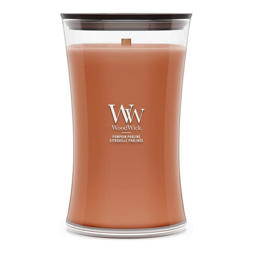 WoodWick Pumpkin Praline vahakynttilä sylinteri ruskea 1 kpl