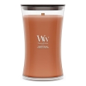 WoodWick Pumpkin Praline vahakynttilä sylinteri ruskea 1 kpl WoodWick Pumpkin Praline vahakynttilä sylinteri ruskea 1 kpl
