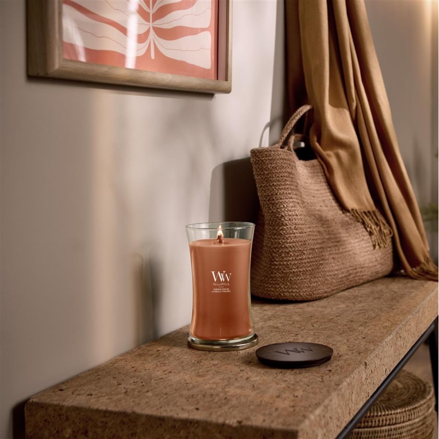 WoodWick Pumpkin Praline vahakynttilä sylinteri ruskea 1 kpl – 2