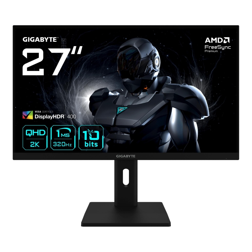 LCD монитор GIGABYTE 27" 2560 x 1440 пикселей Quad HD Нативное соотношение сторон 16:9 LED плоский G27Q3EK