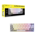CLIPPER PRO MINI 60 Hall Effect -pelinäppäimistö, taustavalaistu RGB-LED, MGX Core, valkoinen, PBT DS -näppäinkappaleet CLIPPER PRO MINI 60 Hall Effect -pelinäppäimistö, taustavalaistu RGB-LED, MGX Core, valkoinen, PBT DS -näppäinkappaleet