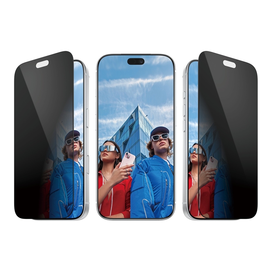 PanzerGlass ® 2-Way Privacy Screen Protector iPhone 18 Pro | Ultra-Wide Fit w. EasyAligner Selge ekr – 5