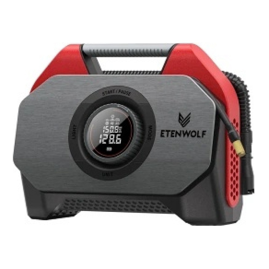 Etenwolf S6 SE automašīnas gaisa sūknis, 11.03 bāri, 15,600 mAh (sarkans) – 2