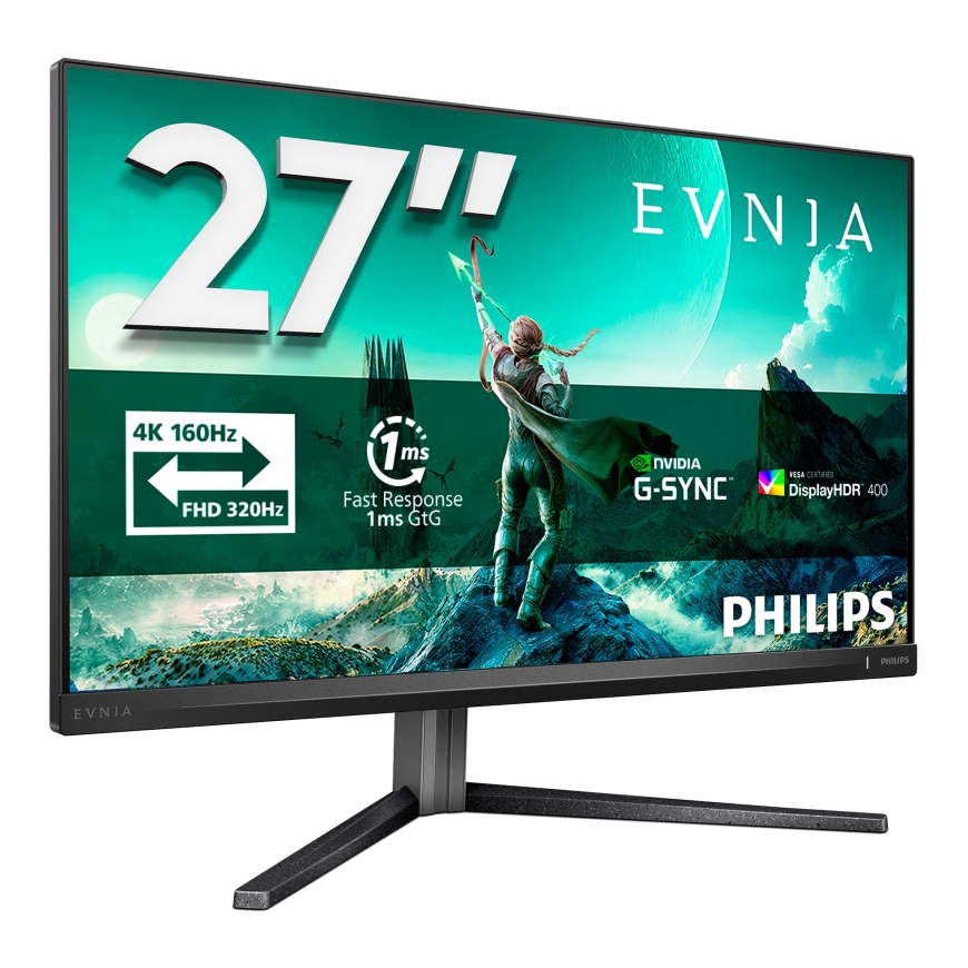 Philips Evnia 3000 27M2N3800A/00 monitori 68,6 cm (27") 3840 x 2160 pikseļi 4K Ultra HD LCD Pelēks – 3