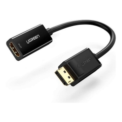 Ugreen 40363 vaizdo kabelio adapteris 0,25 m DisplayPort HDMI Juoda