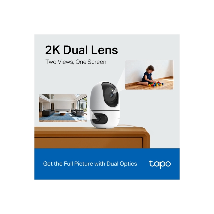 TP-Link Tapo C245D Sferinis IP apsaugos kamera Vidaus 2304 x 1296 pikseliai Lubos / siena – 4