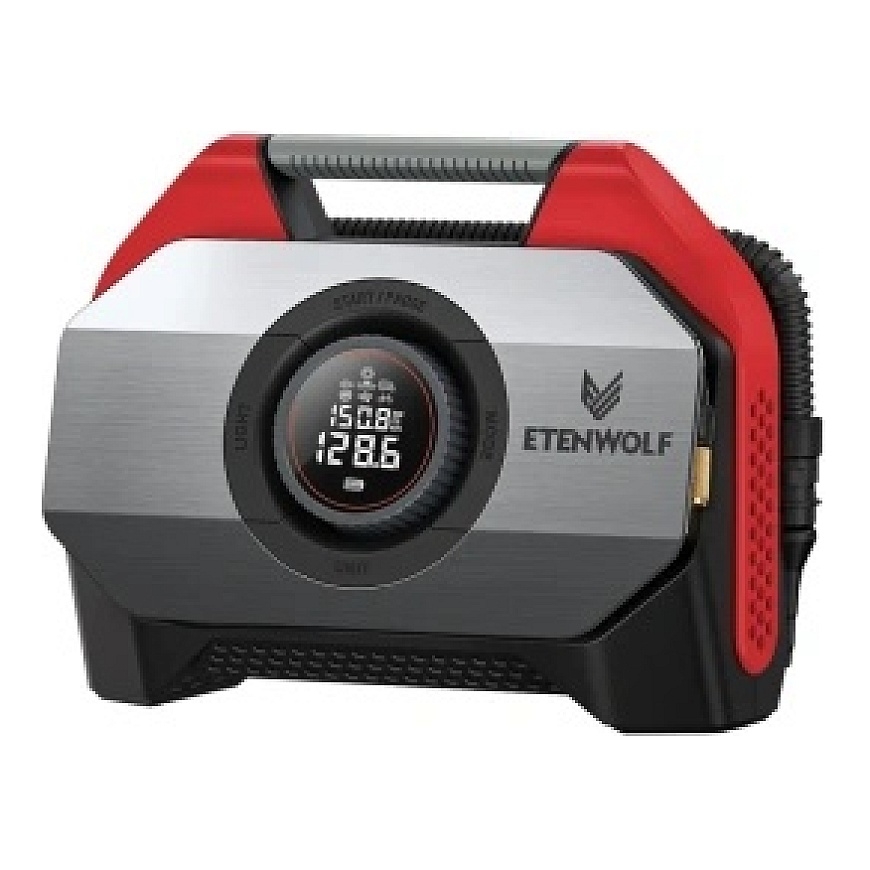 Etenwolf S6 Car Air Compressor, 11.03 bar, 19,200 mAh (red) – 2