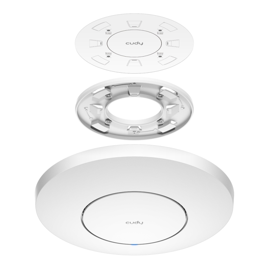 Cudy AP11000 WLAN piekļuves punkts 10777 Mbit/s Balts Power over Ethernet (PoE) – 4