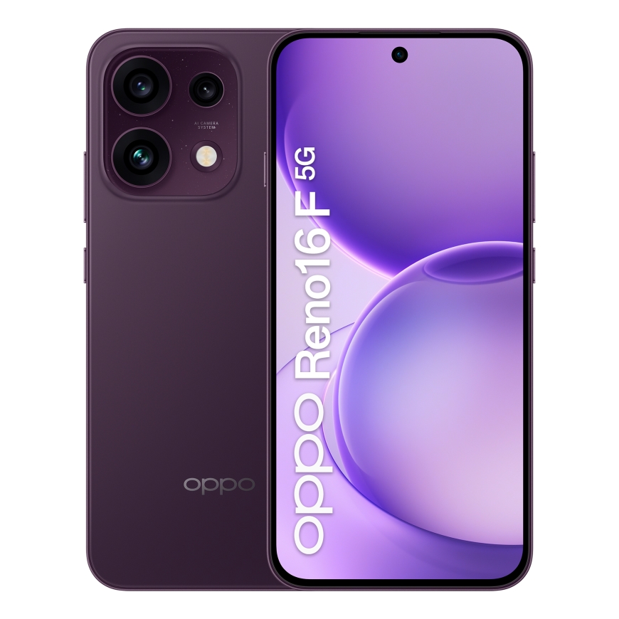 OPPO Reno16 F 5G 16,7 cm (6.57") Divas SIM kartes Android 16.0 USB Veids-C 8 GB 256 GB 6500 mAh Meln