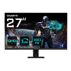 GIGABYTE GS27QA tietokoneen litteä näyttö 68,6 cm (27") 2560 x 1440 pikseliä Quad HD LCD Musta