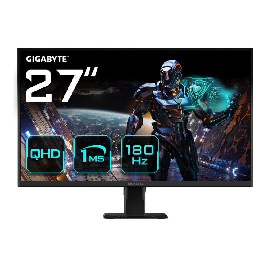GIGABYTE GS27QA монитор для ПК 68,6 cm (27") 2560 x 1440 пикселей Quad HD ЖК Черный