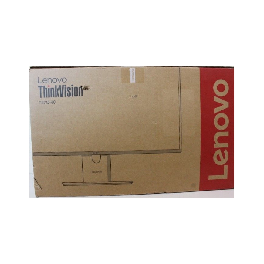 SALE OUT. ThinkVision T27Q-40 27 2560x1440/HDMI/3Y Warranty | SALE OUT. | T27Q-40 | 27" | IPS | 16:9 | 120 Hz | 6 ms | 2560 x 14