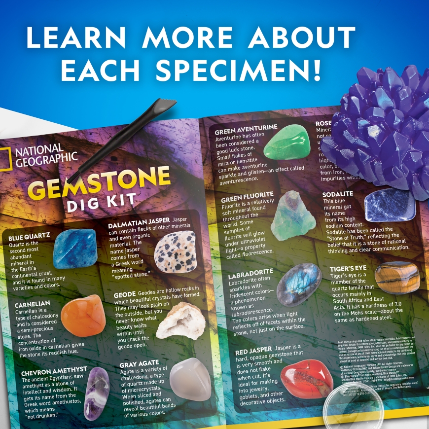 National Geographic Large Gemstone Mining Kit – 4