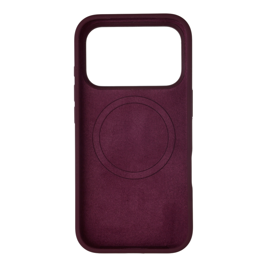 FoneKit MagSafe vedelikust silikoonist kaitseümbris, iPhone 18 Pro Max / 17 Pro Max, veinipunane – 2