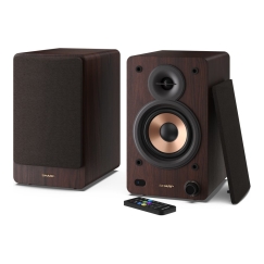 Sharp BOOKSHELF SPEAKERS 2-way Brown Wired & Wireless 60 W