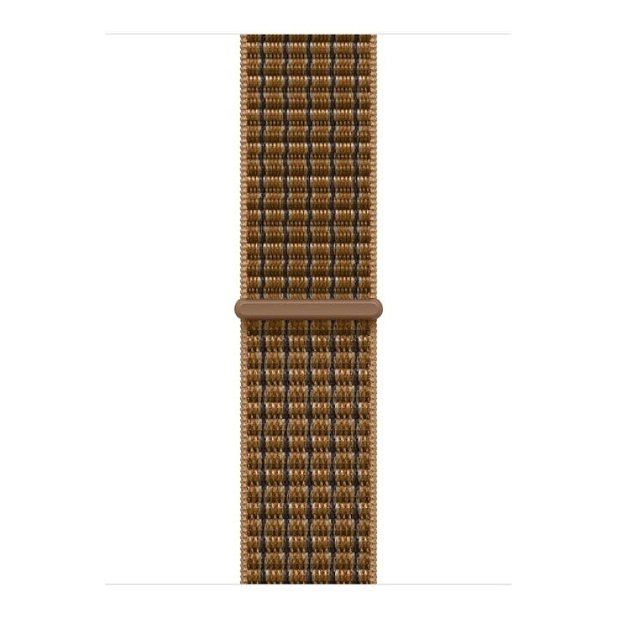 42mm Gaiši brūns svītrains sporta siksna