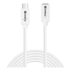 Sandberg 136-55 USB kabelis USB 3.2 Gen 2 (3.1 Gen 2) 200 m USB C 10 Gbit/s 100 W Balta