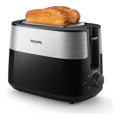 Philips Daily Collection HD2516/90 Leivänpaahdin - 2 leveää paahtoaukkoa, metallia