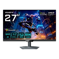 GIGABYTE M27Q2 QD PC lamekuvar 68,6 cm (27") 2560 x 1440 pikslit Quad HD LED Must