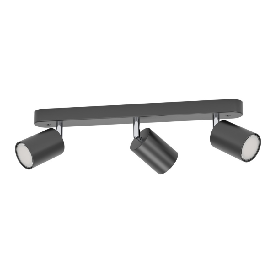 Eglo Adfira-Z Spotti viedējo lampu, melns / hroms, 3 gaismas avoti – 2