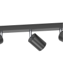 Eglo Adfira-Z Spot Light Ceiling Lamp, black / chrome, 3 light sources Eglo Adfira-Z Spot Light Ceiling Lamp, black / chrome, 3 light sources
