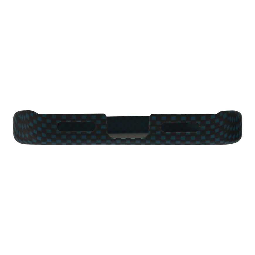 FoneKit Vectran-Kevlar Aramid Fiber MagSafe Case, iPhone 18 Pro Max / 17 Pro Max, Blue/Black – 5