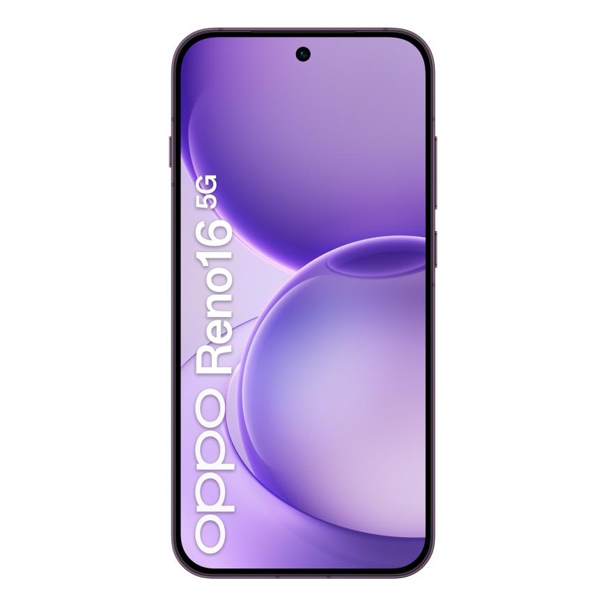 OPPO Reno16 5G 16,1 cm (6.32") Divas SIM kartes Android 16.0 USB Veids-C 8 GB 512 GB 6000 mAh Lillā – 4