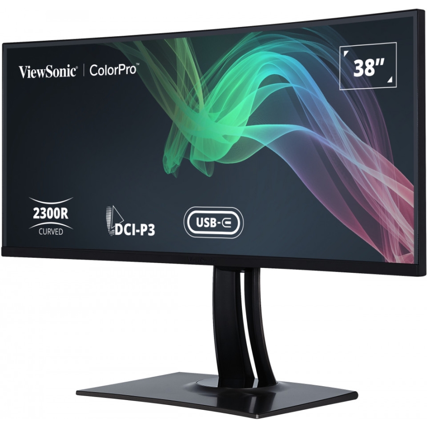 Viewsonic VP3881A PC lamekuvar 96,5 cm (38") 3840 x 1600 pikslit Quad HD+ LED Must – 5