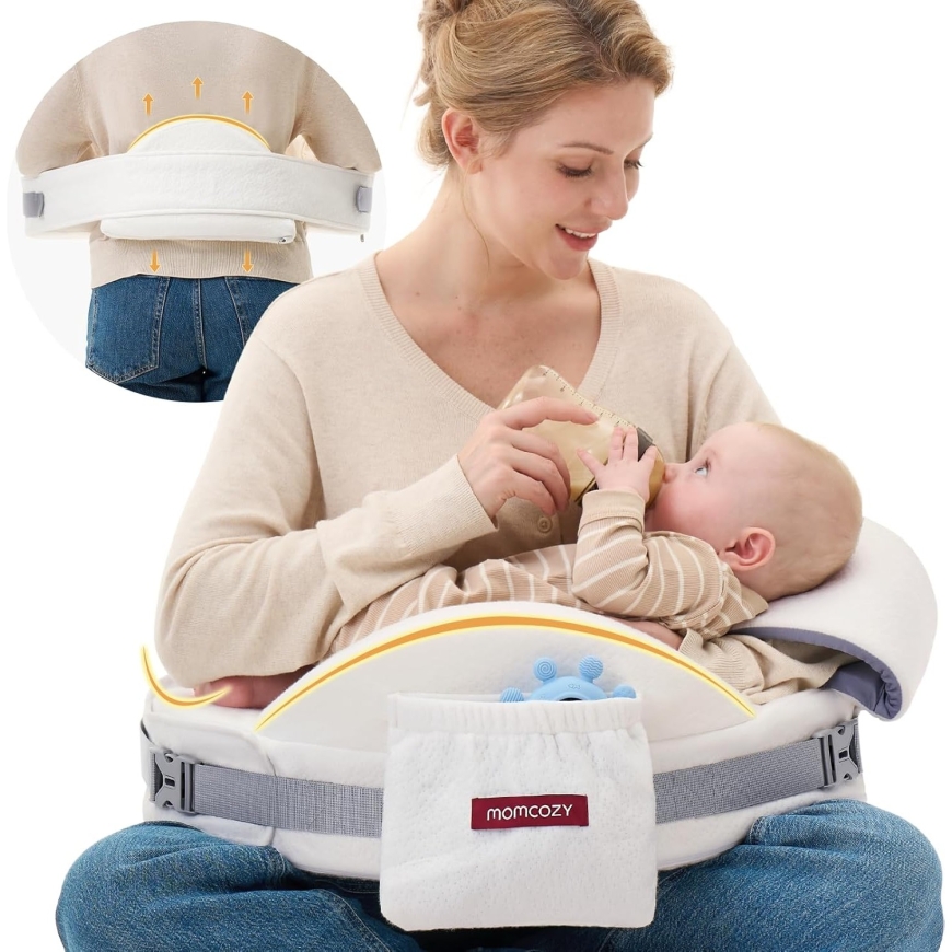 Momcozy NP006 CozyPro | Zīdīšanas spilvens | Balts