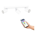 Eglo Adfira-Z Spotti älykattovalaisin, valkoinen, 3 valonlähdettä Eglo Adfira-Z Spotti älykattovalaisin, valkoinen, 3 valonlähdettä