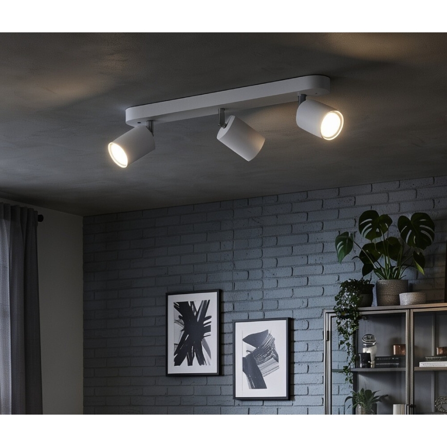 Eglo Adfira-Z Spotti nutika lamp, valge, 3 valgusallikat – 5
