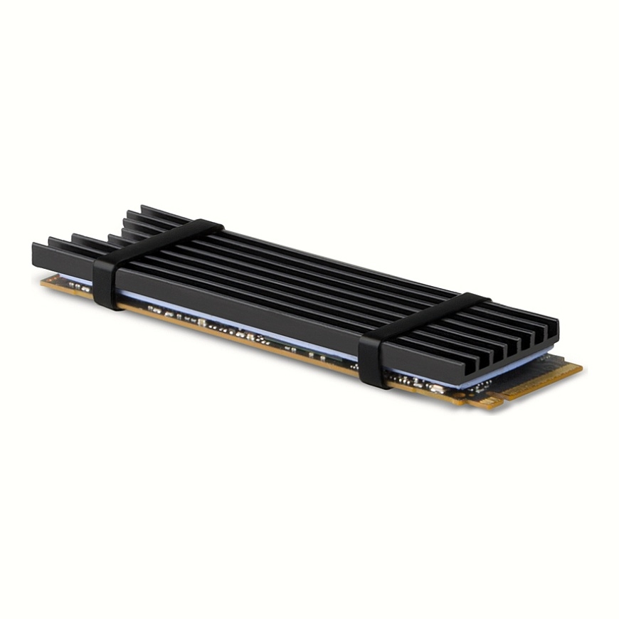Axagon CLR-M2L3 computer cooling system M.2 NVMe SSD, Solid-state drive Heatsink/Radiator Black 1 pc(s)