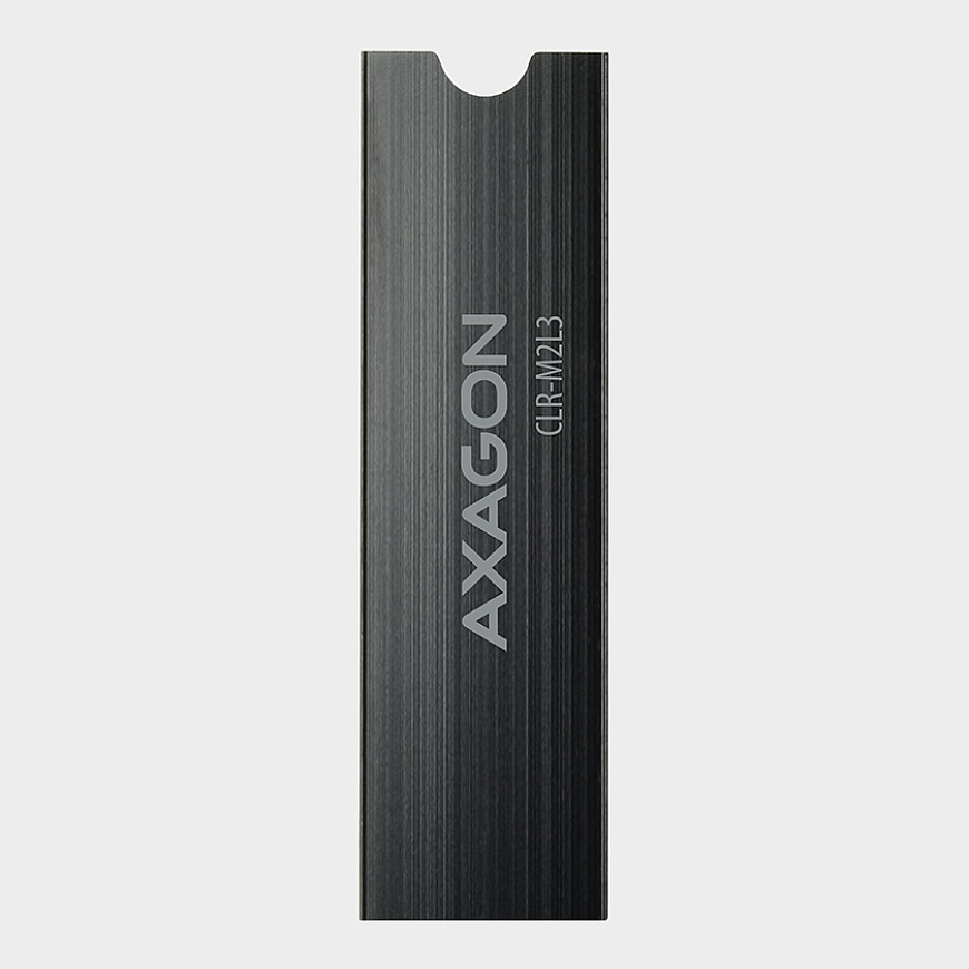 Axagon CLR-M2L3 computer cooling system M.2 NVMe SSD, Solid-state drive Heatsink/Radiator Black 1 pc(s) – 5